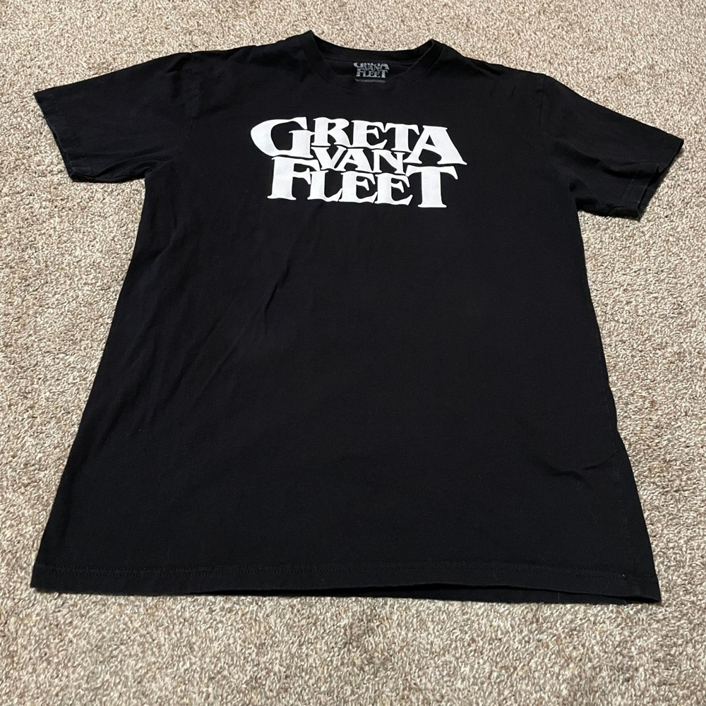 Greta Van Fleet T Shirt Black Band Tee Rock Music Graphic Top
